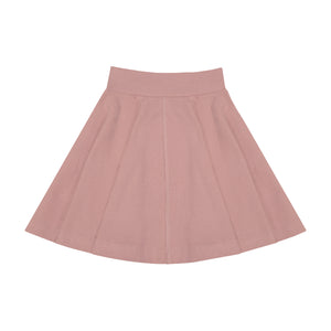 Rib circle skirt- BLUSH - FINAL SALE