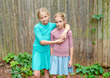 RIB Circle Skirt - Aquamarine - FINAL SALE