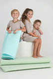 Stripe Solid Baby Set - natural