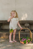 Baby Collar Romper - cream