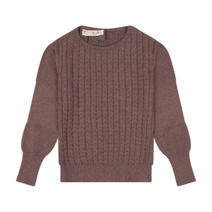 Cable Top - Boy - Toffee