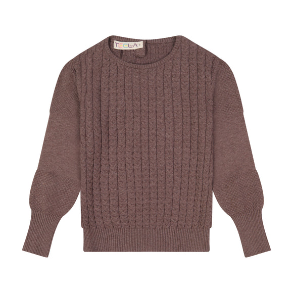 Cable Top - Boy - Toffee