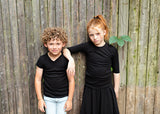 RIB Basic BOY/GIRL Tshirt - Black