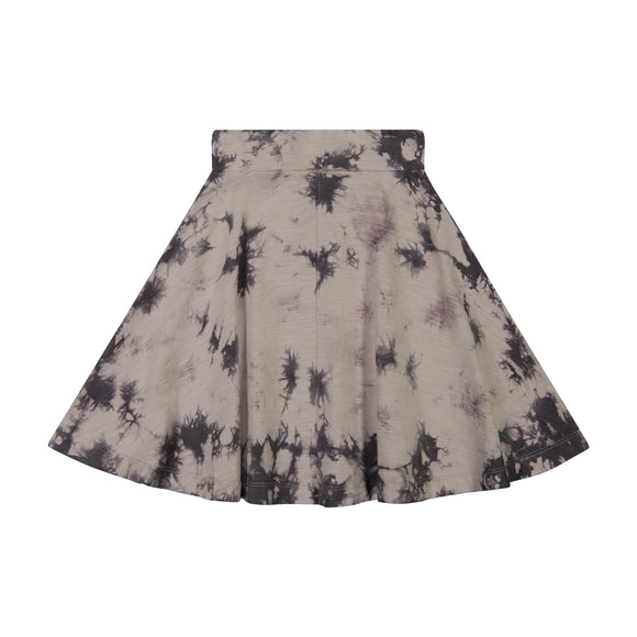 X-stitch Tie Dye Girl's Skirt - pavement
