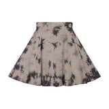X-stitch Tie Dye Girl's Skirt - pavement
