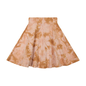 X-stitch Tie Dye Girl's Skirt - natural