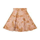 X-stitch Tie Dye Girl's Skirt - natural