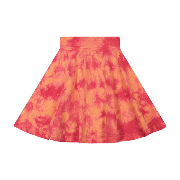 X-stitch Tie Dye Girl's Skirt - bubble pink