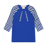 Rib Stripe Girl's Top - sailor