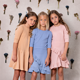 Waffle Skirt - POWDER BLUE