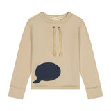 SPEECH BUBBLE drawstring top