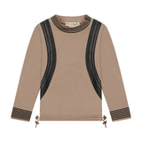 BACKPACK mock neck top