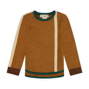 Color Block Top - MUSTARD