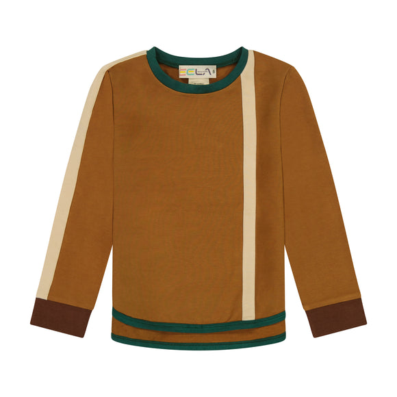 Color Block Top - MUSTARD