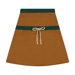 Color Block Skirt - MUSTARD