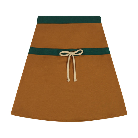 Color Block Skirt - MUSTARD