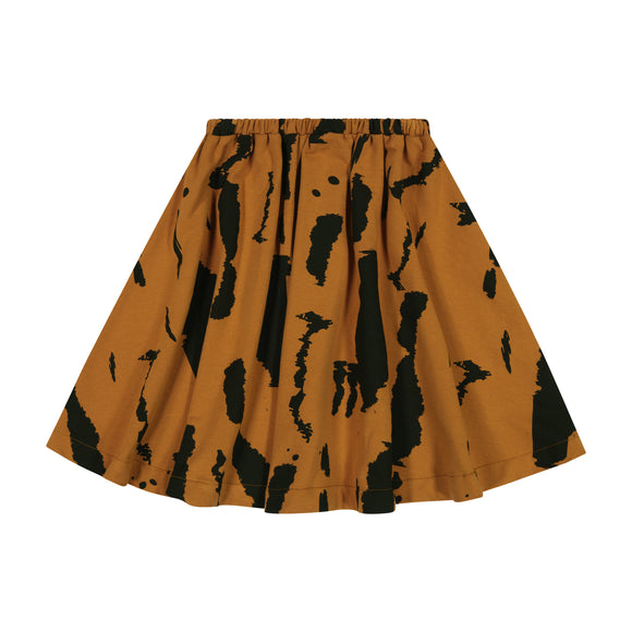 Stain Effect Skirt - HONEY