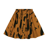 Stain Effect Skirt - HONEY