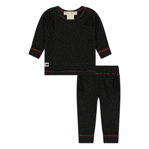 Speckled Baby Set - SPECKLED BLACK