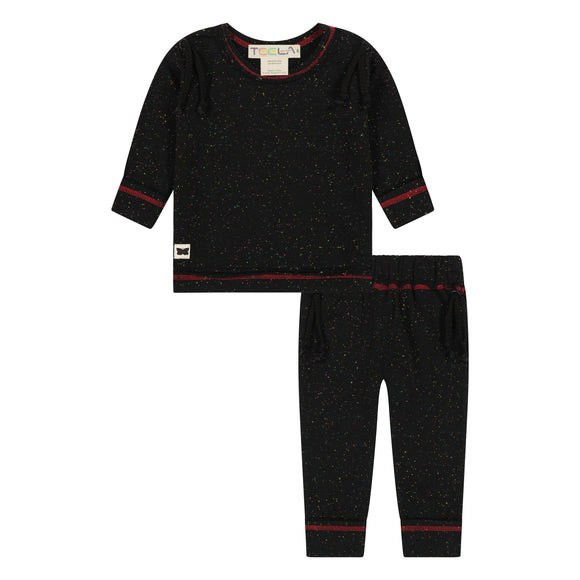 Speckled Baby Set - SPECKLED BLACK