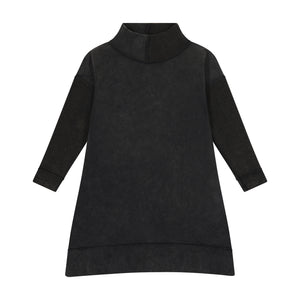 Basic Assymetric Dress - BLACK