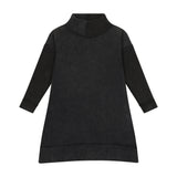 Basic Assymetric Dress - BLACK