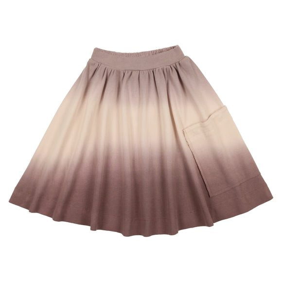 Rib Dip Dye Skirt - NEUTRAL