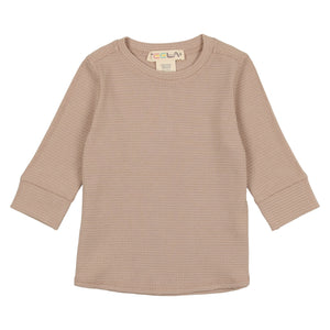 Waffle Girl's Tshirt - TAN