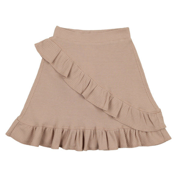 Waffle Skirt - TAN