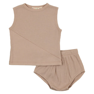 Waffle Baby Set - TAN