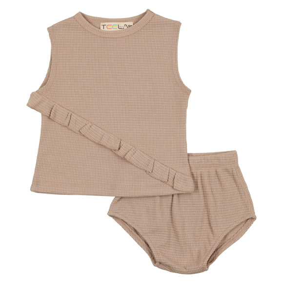 Waffle Baby Set - TAN