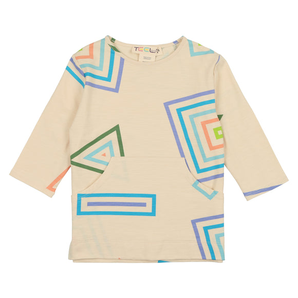 Girl's Kangaroo Pocket Shirt - MULTI