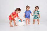 X-stitch Tie Dye Baby Set - bubble pink - FINAL SALE