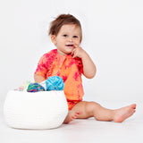 X-stitch Tie Dye Baby Set - bubble pink - FINAL SALE