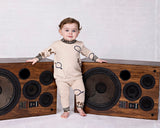 BLAH BLAH mock neck baby set