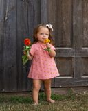Baby Swing Romper - PINK DOT