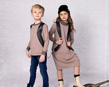BACKPACK mock neck top