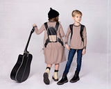 BACKPACK mock neck top