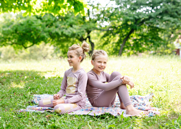 RIB 2 Piece Loungeware - Bark - FINAL SALE