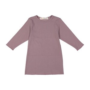 RIB Basic GIRL Tshirt - Bark - FINAL SALE