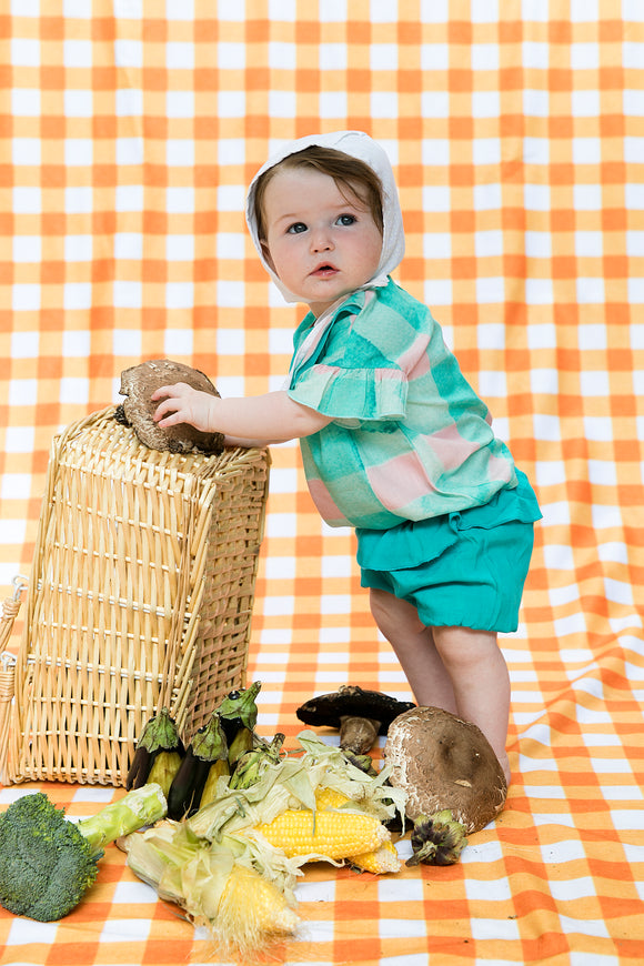 Baby Girls' Joy Gingham Top - FINAL SALE