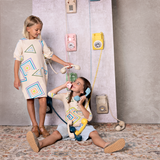 Girl's Kangaroo Pocket Shirt - MULTI