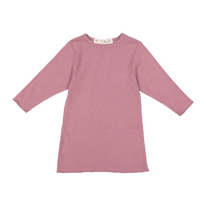 RIB Basic GIRL Tshirt - Mauve