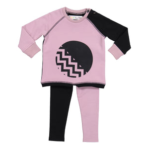 CIRCLE CHEVRON BABY set