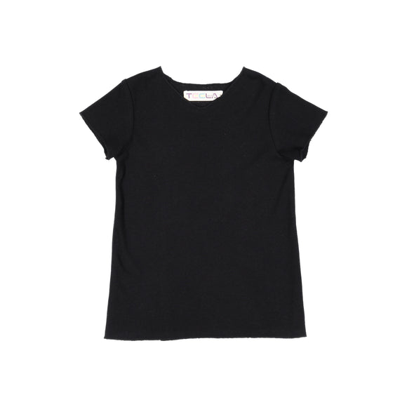 RIB Basic BOY/GIRL Tshirt - Black