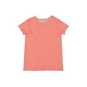 RIB Basic BOY/GIRL Tshirt - Peach