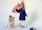 Layered Ruffle Dress - Midnight - FINAL SALE