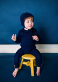 BABY Cable Knit 3 Piece Set - Navy Blue - FINAL SALE