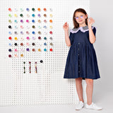 DENIM curved waist collar dress - dark denim - FINAL SALE