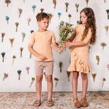 Waffle Skirt - GOLD